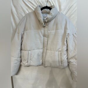 Ci Sono Women's Light Beige Puffer Jacket